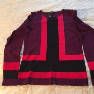 Inc. International concepts multicolored top- no longer available